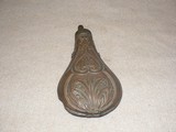 Antique Brass/Copper powder flask - 1 of 5