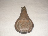 Antique Brass/Copper powder flask - 3 of 5