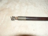 Antique English Walnut cleaning rod with brass fittings - 2 of 5