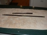 Antique English Walnut cleaning rod with brass fittings - 5 of 5