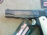 Ithica 1911 engraved with Ivory grips - 4 of 15