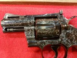 Engraved Colt Python two and a half inch barrel - 2 of 9