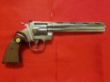1981 Colt Python nickel 8 inch barrel - 4 of 9