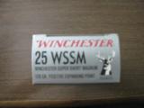 WINCHESTER SUPER X 25 WSSM AMMUNITION 120 GR. PEP - 1 of 4
