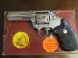 COLT KING COBRA STAINLESS STEEL 4" BARREL W/BOX AND PAPERWORK - 1 of 10
