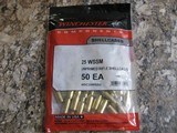 25 WSSM BRASS (50 PC. UN-OPENED BAG) WINCHESTER - 1 of 1