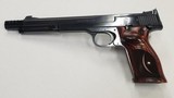 Smith and Wesson Model 41 .22 with matching Smith and Wesson 79g .177 pellet Pistol - 2 of 3