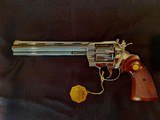 Vintage Collector Quality Colt Python 8" bbl Nickel Finish - 2 of 12
