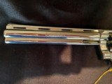 Vintage Collector Quality Colt Python 8" bbl Nickel Finish - 9 of 12