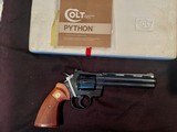 Colt Python Collector's Quality 6" bbl Deep Blue Finish - 1 of 14