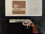 Colt Python Collector's Quality 6" bbl Nickel Finish - 1 of 11
