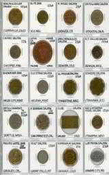WESTERN SALOON TOKEN COLLECTION - OVER 400 COVERING 19 STATES & YUKON TERRITORY - 13 of 15