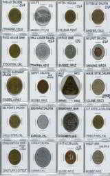 WESTERN SALOON TOKEN COLLECTION - OVER 400 COVERING 19 STATES & YUKON TERRITORY - 9 of 15