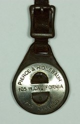 EARLY SADDLE HOLSTER MAKER WATCH FOB OKLAHOMA CITY COLT SAA WINCHESTER 1873 1892 - 5 of 8