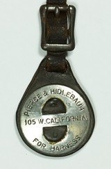 EARLY SADDLE HOLSTER MAKER WATCH FOB OKLAHOMA CITY COLT SAA WINCHESTER 1873 1892 - 6 of 8
