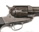 REMINGTON MODEL 1890 REVOLVER IN 44-40 W.C.F. PROBABLE (INDIAN?) POLICE OR MILITARY ISSUE - 4 of 15