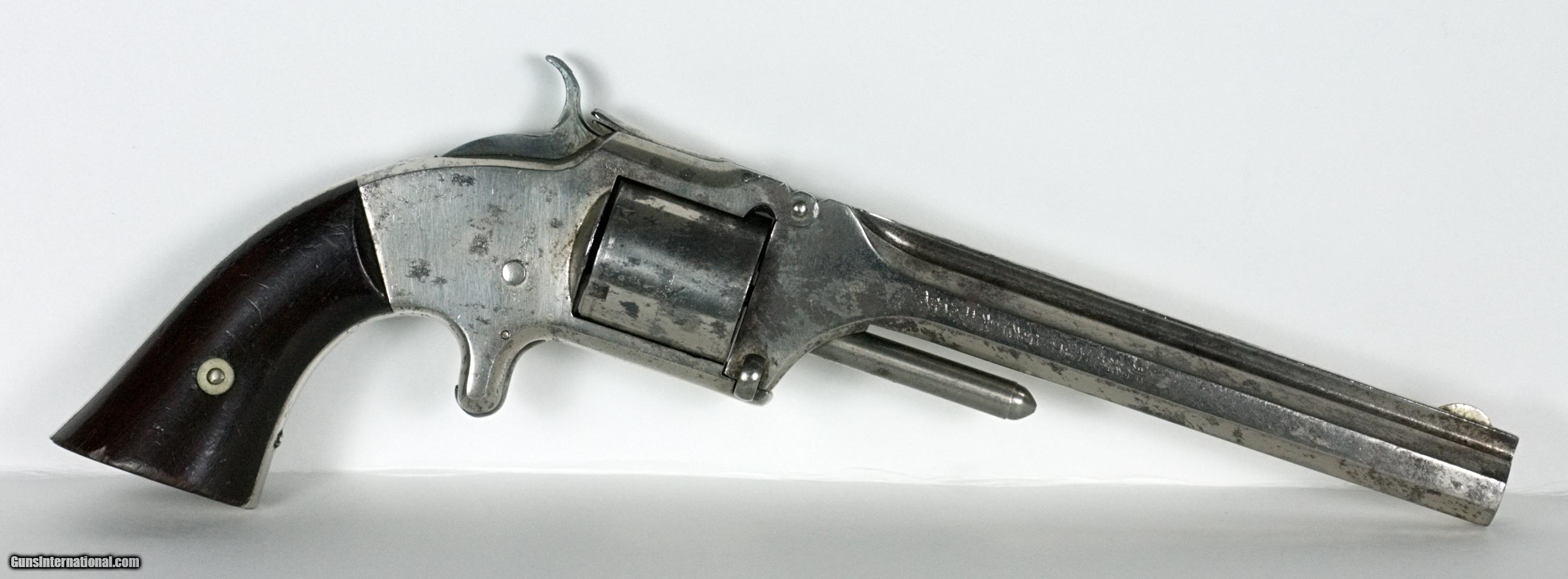 SMITH & WESSON NO. 2 ARMY REVOLVER WITH JAPANESE INSCRIPTION 32 