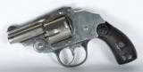 RARE 2” BARREL 2nd MODEL IVER JOHNSON ARMS & CYCLE WORKS SAFETY HAMMERLESS 38 S&W CALIBER. - 1 of 11