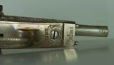 FACTORY ENGRAVED COLT MODEL 1849 POCKET PERCUSSION, 31 CALIBER, 6” BARREL, SILVER PLATED - 13 of 15