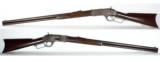 EARLY WINCHESTER 1873 (73) 1ST MODEL RIFLE, 44-40 WIN CALIBER, SPECIAL ORDER 28” BARREL, ORIGINAL THUMBPRINT DUST COVER, SHIPPED 1876 - 1 of 15