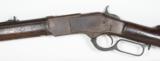 EARLY WINCHESTER 1873 (73) 1ST MODEL RIFLE, 44-40 WIN CALIBER, SPECIAL ORDER 28” BARREL, ORIGINAL THUMBPRINT DUST COVER, SHIPPED 1876 - 3 of 15