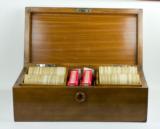 EXTREMELY RARE MERWIN & HULBERT CASED POKER GAME SET 1888-92 EARLY GAMBLING EQUIPMENT - 2 of 12