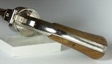 RARE HIGH CONDITION 2ND MODEL NO 3 SMITH & WESSON AMERICAN, 8” BARREL X 44 RUSSIAN, NICKEL, WALNUT, SOME KNOWN HISTORY - 8 of 14