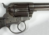 EARLY 1890’S PRODUCTION 38 COLT MODEL 1877 DA “LIGHTNING” 4-1/2” BARREL, NICE ORIGINAL CHECKERED RUBBER GRIPS, FACTORY LETTER - 5 of 15