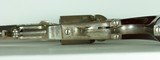 FACTORY ENGRAVED COLT MODEL 1849 POCKET PERCUSSION, 31 CALIBER, 6” BARREL, SILVER PLATED, CASED WITH ACCESSORIES - 11 of 15