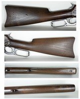 EARLY WINCHESTER MODEL 1895 ( 95 ) SADDLE RING CARBINE SRC 30-40 KRAG CALIBER, 22” BARREL, NICE SHINY BORE, ORIG UNSANDED WOOD, MADE 1915 - 7 of 15