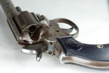 VERY RARE EARLY 1880’S PRODUCTION 38 COLT MODEL 1877 DA “LIGHTNING” WITH 6” BARREL, NO EJECTOR “SHERIFF’S MODEL” RUBBER GRIPS, FACTORY LETTER - 12 of 15