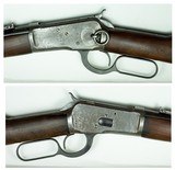 WINCHESTER 1892 (92) SADDLE RING CARBINE (SRC), 38-40 CALIBER WITH RARE 18” TRAPPER BARREL, MADE IN 1913 - 2 of 15