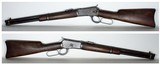 WINCHESTER 1892 (92) SADDLE RING CARBINE (SRC), 38-40 CALIBER WITH RARE 18” TRAPPER BARREL, MADE IN 1913 - 1 of 15