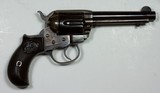 HIGH CONDITION EARLY 1900’S PRODUCTION 38 COLT MODEL 1877 DA “LIGHTNING” 4-1/2” BARREL, FACTORY LETTER, SOLD TO WITTE HDWE CO. - 2 of 15