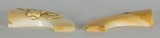 VERY RARE EARLY 2-PIECE CARVED IVORY STEERHEAD GRIPS COLT SAA SINGLE ACTION ARMY 1st GEN - 8 of 9