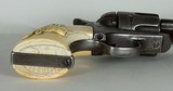 VERY RARE EARLY 2-PIECE CARVED IVORY STEERHEAD GRIPS COLT SAA SINGLE ACTION ARMY 1st GEN - 4 of 9