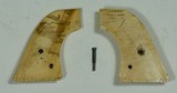 VERY RARE EARLY 2-PIECE CARVED IVORY STEERHEAD GRIPS COLT SAA SINGLE ACTION ARMY 1st GEN - 9 of 9