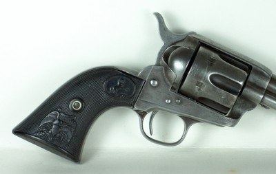 COLT SAA SINGLE ACTION ARMY 1st GEN 44-40 X 4-3/4” BBL, SHIPPED TO FORT SMITH, ARKANSAS 1894, NEAR VIOLENT OKLAHOMA INDIAN TERRITORY - Image 5 of 13