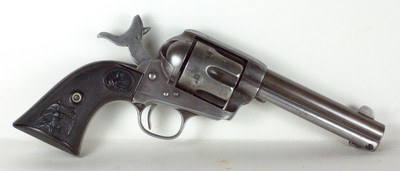 COLT SAA SINGLE ACTION ARMY 1st GEN 44-40 X 4-3/4” BBL, SHIPPED TO FORT SMITH, ARKANSAS 1894, NEAR VIOLENT OKLAHOMA INDIAN TERRITORY - Image 3 of 13
