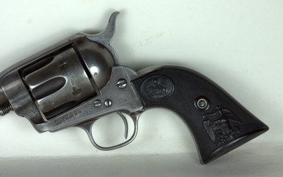 COLT SAA SINGLE ACTION ARMY 1st GEN 44-40 X 4-3/4” BBL, SHIPPED TO FORT SMITH, ARKANSAS 1894, NEAR VIOLENT OKLAHOMA INDIAN TERRITORY - Image 4 of 13