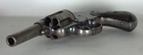 RARE ANTIQUE 45 COLT MODEL 1878 DOUBLE ACTION SHERIFF’S MODEL 3-1/2” BARREL WITH EL PASO, TEXAS HOLSTER. - Image 9 of 13