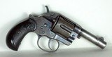 RARE ANTIQUE 45 COLT MODEL 1878 DOUBLE ACTION SHERIFF’S MODEL 3-1/2” BARREL WITH EL PASO, TEXAS HOLSTER. - Image 2 of 13