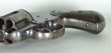 RARE ANTIQUE 45 COLT MODEL 1878 DOUBLE ACTION SHERIFF’S MODEL 3-1/2” BARREL WITH EL PASO, TEXAS HOLSTER. - Image 8 of 13
