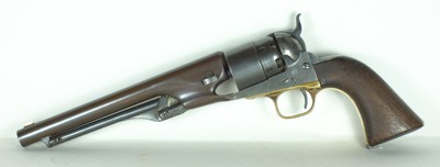 COLT PERCUSSION MODEL 1860 ARMY CIVIL WAR, AND LATER ARSENAL RECONDITIONED FOR INDIAN WAR ERA “BUFFALO SOLDIER” 9TH & 10TH CAVALRY - Image 1 of 14