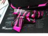Hot Pink Zebra Glock 26 Gen3 9mm Pistol - 1 of 3