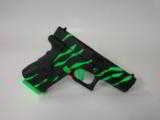 Green Zebra Striped Glock 19 Gen3 9mm Handgun - 1 of 1