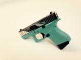 For Sale: Tiffany Blue and High Polished Glock 43 9mm - 1 of 1