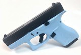 For Sale: Ice Blue Glock .42 .380ACP - 1 of 1