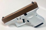 For Sale: Rose Gold and White Pearl Glock 26 Gen3 - 1 of 1