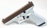 For Sale: Rose Gold and White Pearl Glock 17 Gen4 9mm - 1 of 1